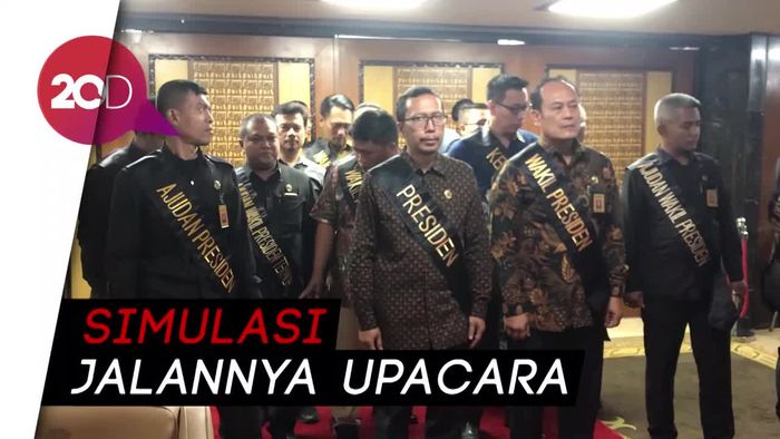MPR Gelar Geladi Kotor Upacara Pelantikan Jokowi-Maruf