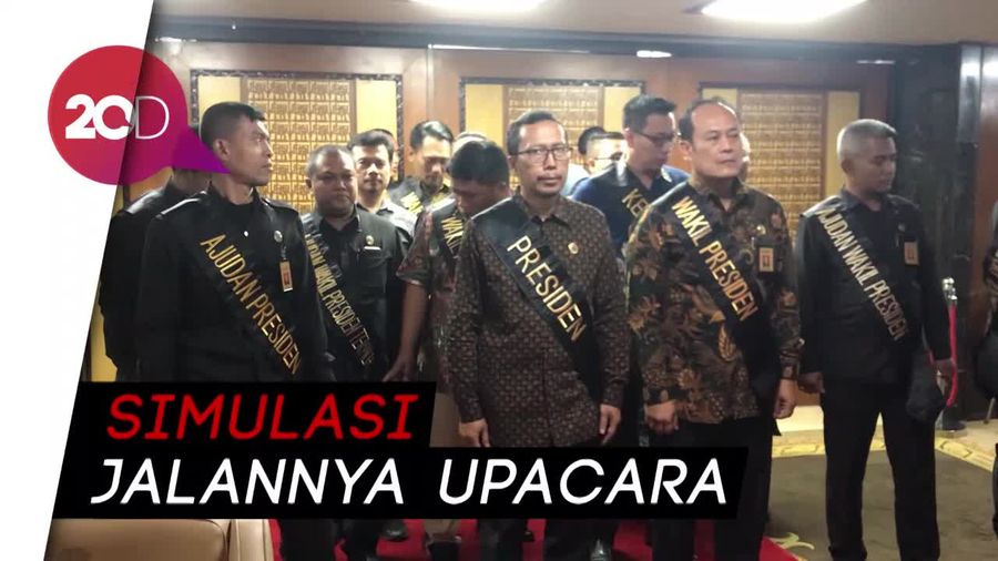 MPR Gelar Geladi Kotor Upacara Pelantikan Jokowi-Maruf