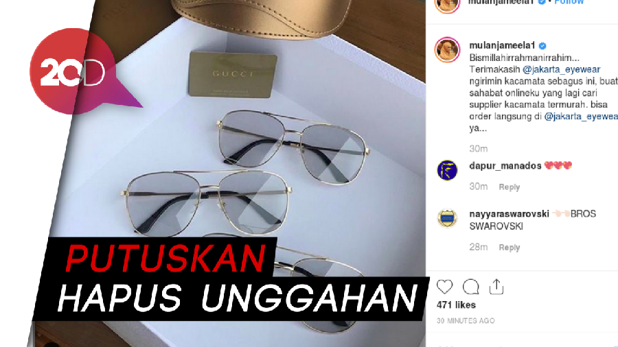 Ucapkan Terima Kasih ke KPK, Mulan Jameela Janji Tak akan Korupsi