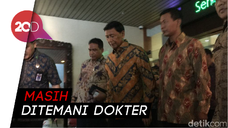 Keluar dari RSPAD, Wiranto Silaturahmi ke Kemenko Polhukam