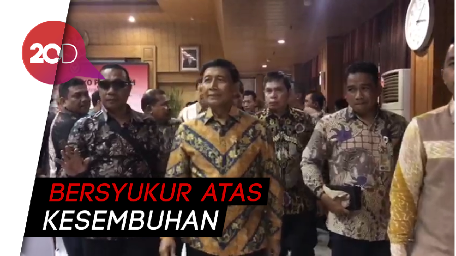 Lantunan Terima Kasih Wiranto untuk Jokowi hingga Tim Medis