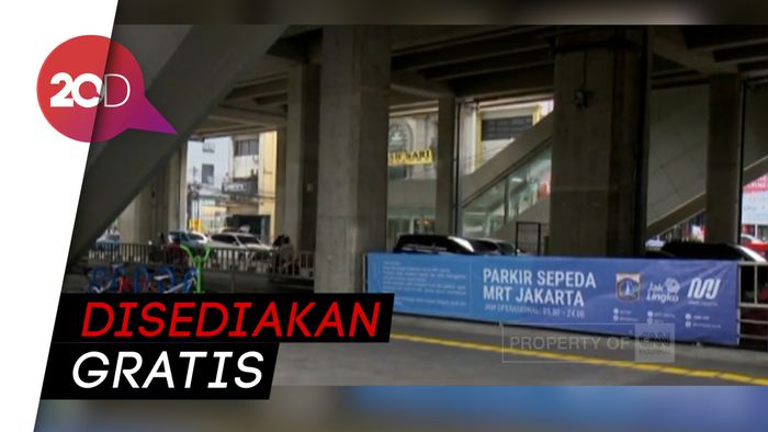 Stasiun MRT Kini Punya Tempat Parkir untuk Sepeda