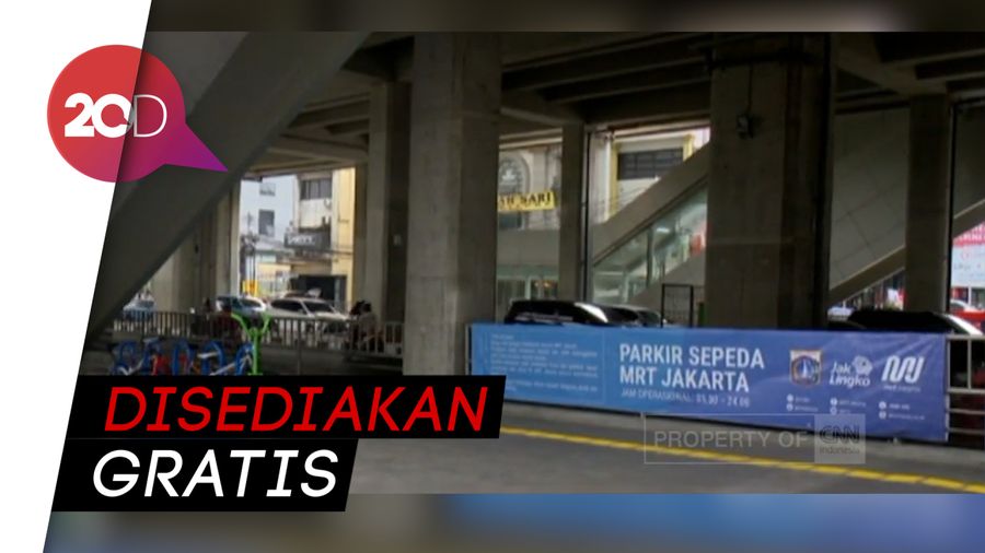 Stasiun MRT Kini Punya Tempat Parkir untuk Sepeda