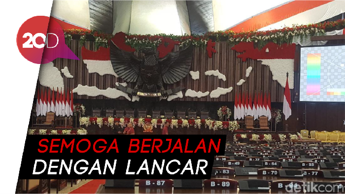 Suasana Geladi Bersih Upacara Pelantikan Presiden-Wapres