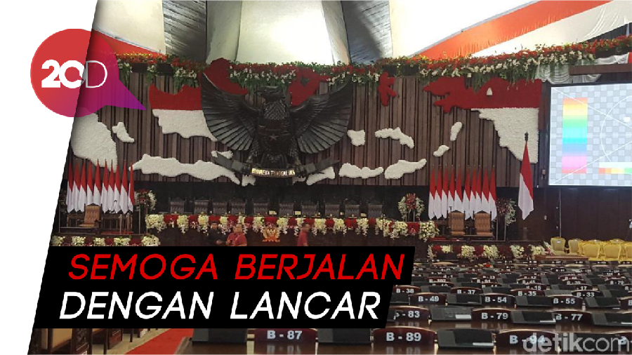 Suasana Geladi Bersih Upacara Pelantikan Presiden-Wapres