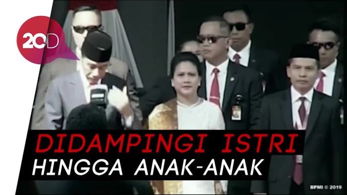 Melihat Iring-iringan Jokowi Menuju Kompleks Parlemen