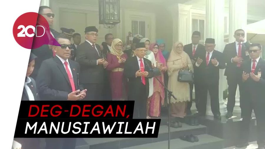 Jelang Pelantikan, Maruf Amin: Deg-degan, Kan Belum Pernah Jadi Wapres