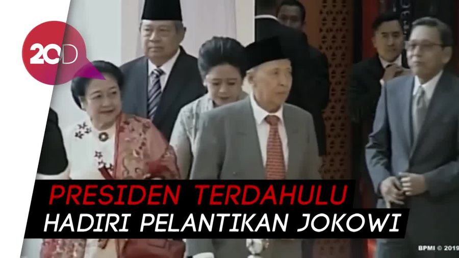 Ada SBY-Boediono di Belakang Mega-Puan Menuju Pelantikan Jokowi