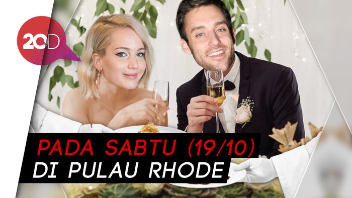 Sah! Jennifer Lawrence dan Cooke Maroney Resmi Menikah