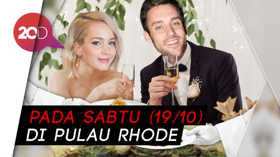 Sah! Jennifer Lawrence dan Cooke Maroney Resmi Menikah