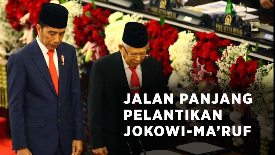 Jalan Panjang Menuju Pelantikan Jokowi-Maruf