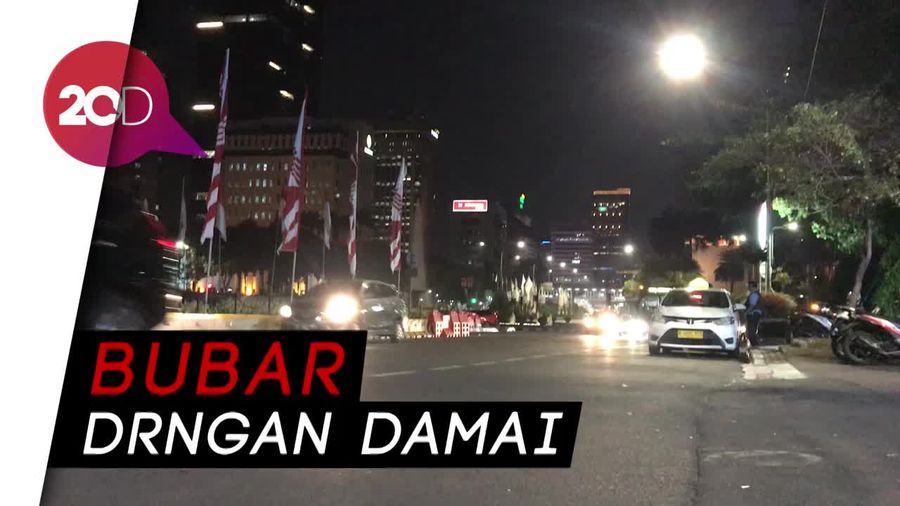 Demo Usai, Jalan Medan Merdeka Barat Kembali Normal