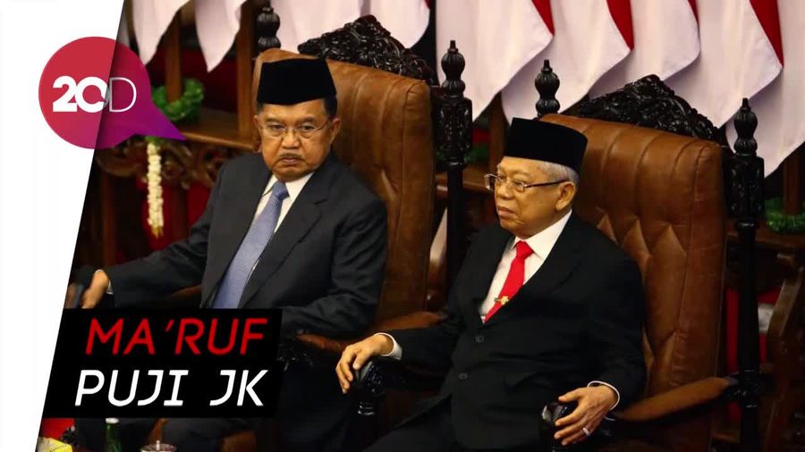 JK Serah Terima Jabatan Wapres ke Maruf