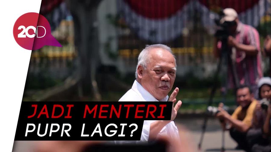 Lambaian Tangan Basuki Hadimuljono Saat Datangi Istana Negara