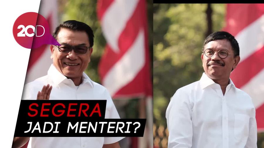 Johnny Plate-Moeldoko Temui Jokowi di Istana