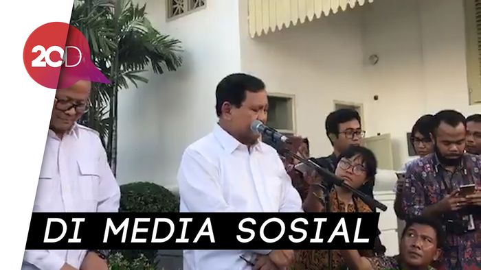 Prabowo Merapat ke Jokowi Turunkan Tensi Kubu saat Pilpres