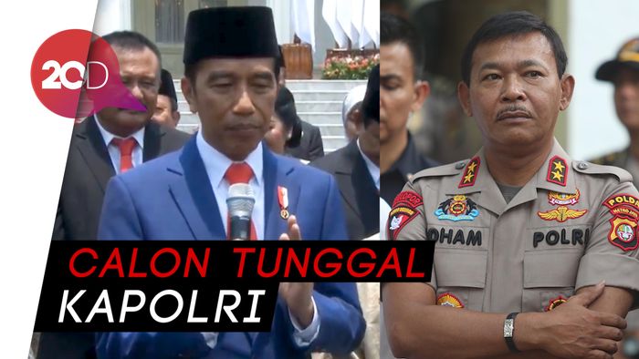 Jokowi Usulkan Nama Komjen Idham Azis Jadi Kapolri