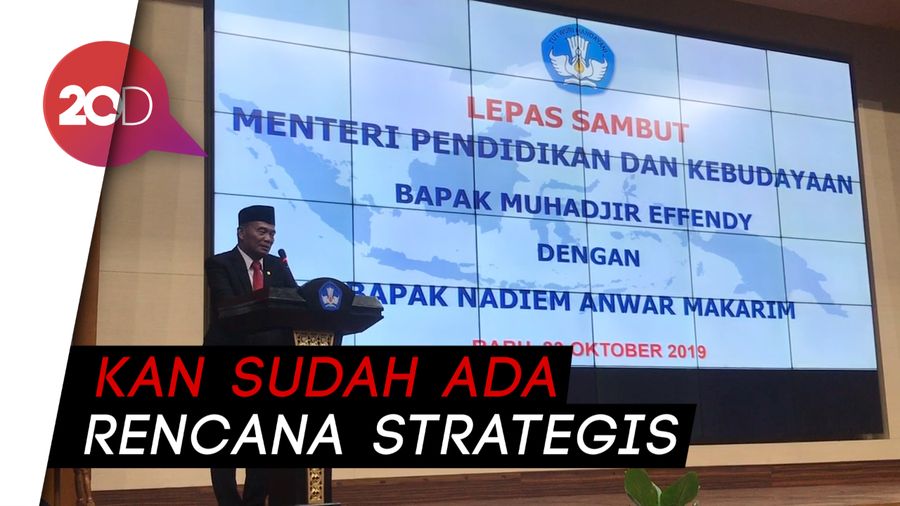 Pesan Muhadjir Effendy untuk Nadiem Makarim