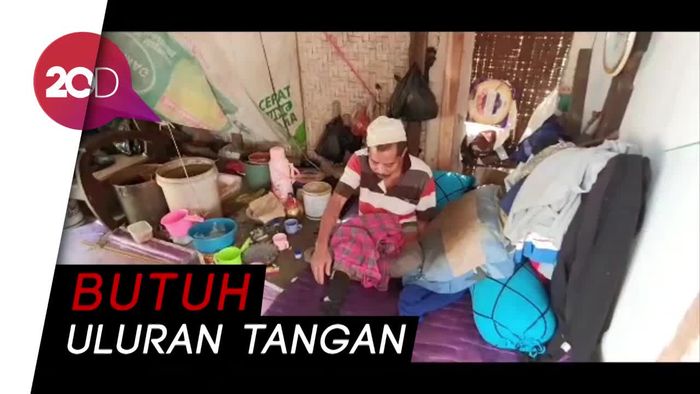 Tolong! Pria di Sukabumi Lumpuh, Tidur Berdempetan Lubang BAB