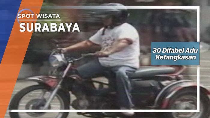 Difabel Adu Ketangkasan, Surabaya