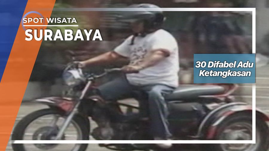 Difabel Adu Ketangkasan, Surabaya
