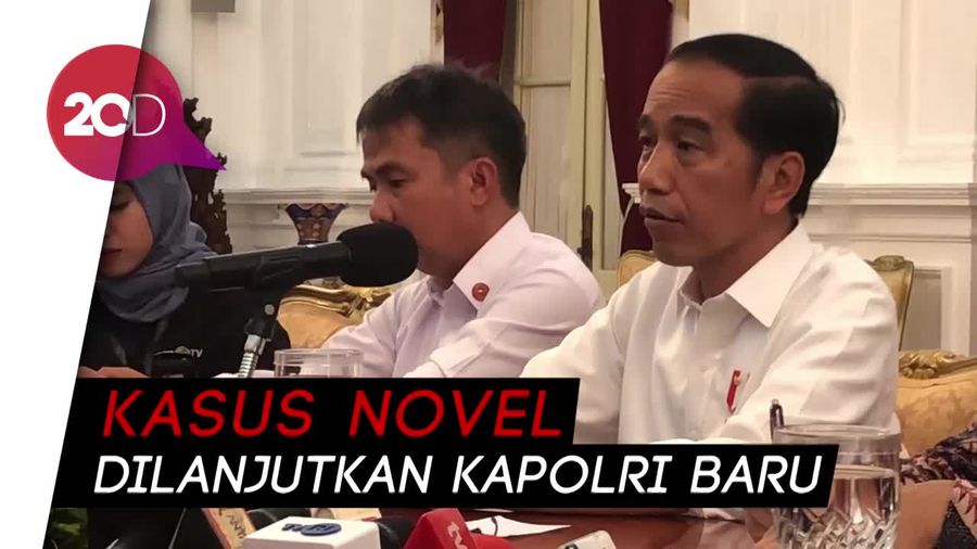 Jokowi Pastikan Ada Perkembangan di Kasus Novel Baswedan