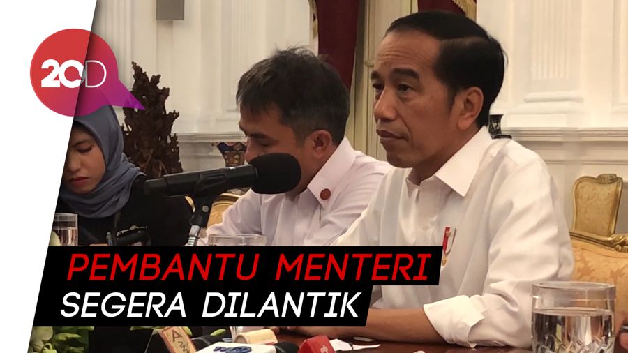 Wamen Siap Dilantik, Jokowi: Dari Parpol dan Profesional