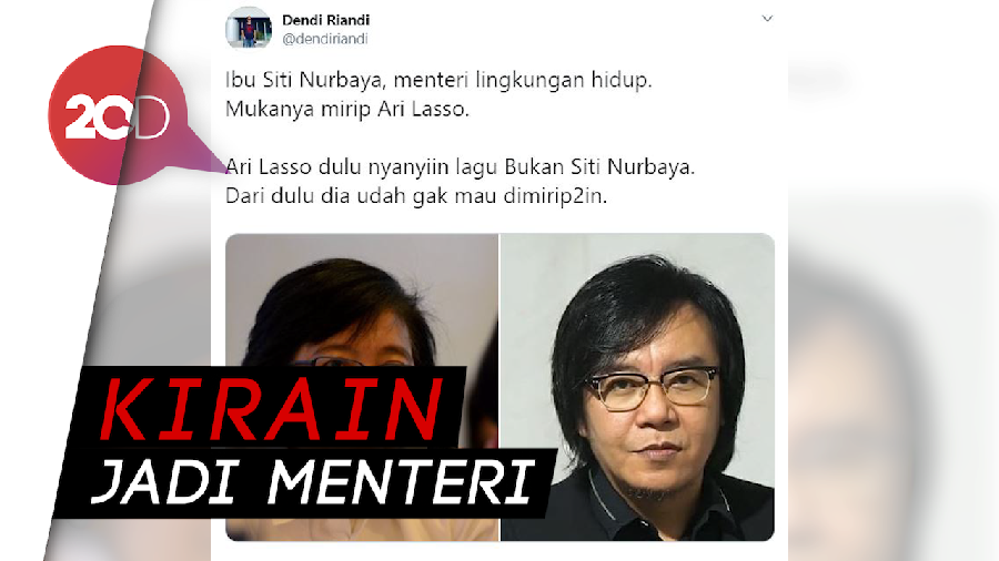 Respons Kocak Ari Lasso Disebut Mirip Menteri Siti Nurbaya