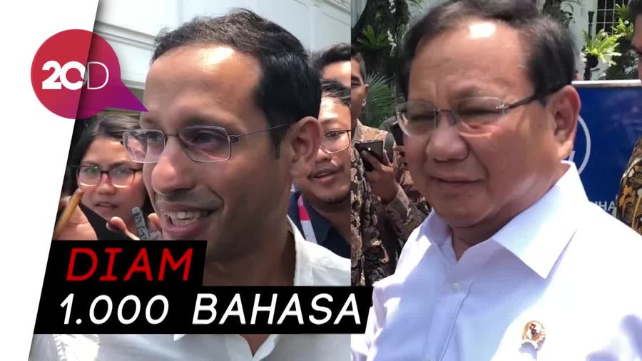Usai Sidang Kabinet, Prabowo-Nadiem Kompak Bungkam