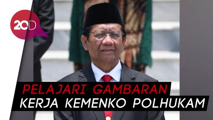 Langsung Kerja Usai Dilantik, Mahfud Md: Saya Harus Tahu Potret Kemenko
