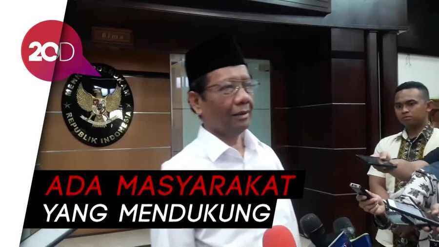 Mahfud Anggap Polemik Prabowo Jadi Menhan Biasa