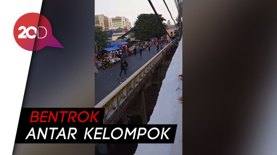 Bentrokan di Tanah Abang, 2 Orang Luka Bacok