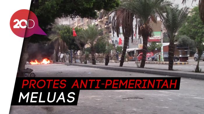 Pendemo Bentrok dengan Militer di Libanon