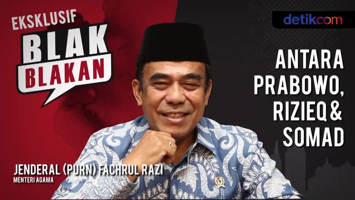 Tonton Blak-blakan Menag: Antara Prabowo, Rizieq & Somad