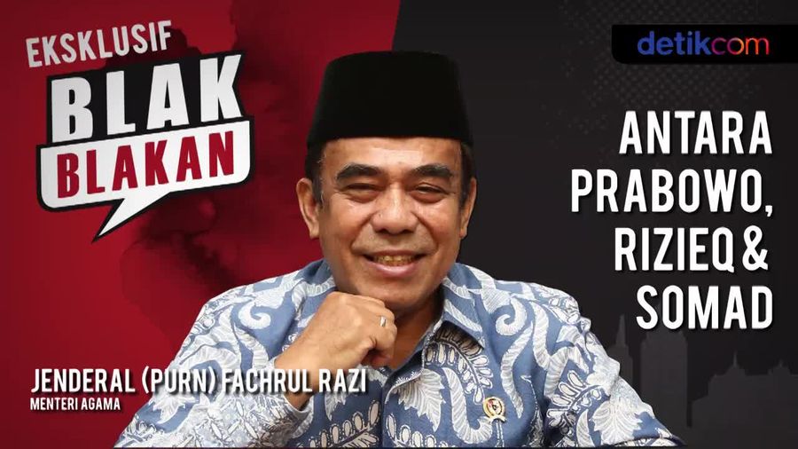 Tonton Blak-blakan Menag: Antara Prabowo, Rizieq & Somad