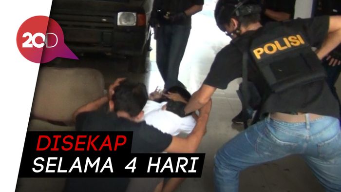 Bak Film Action! Sekap Bos Hotel, Debt Collector Dibekuk Polisi