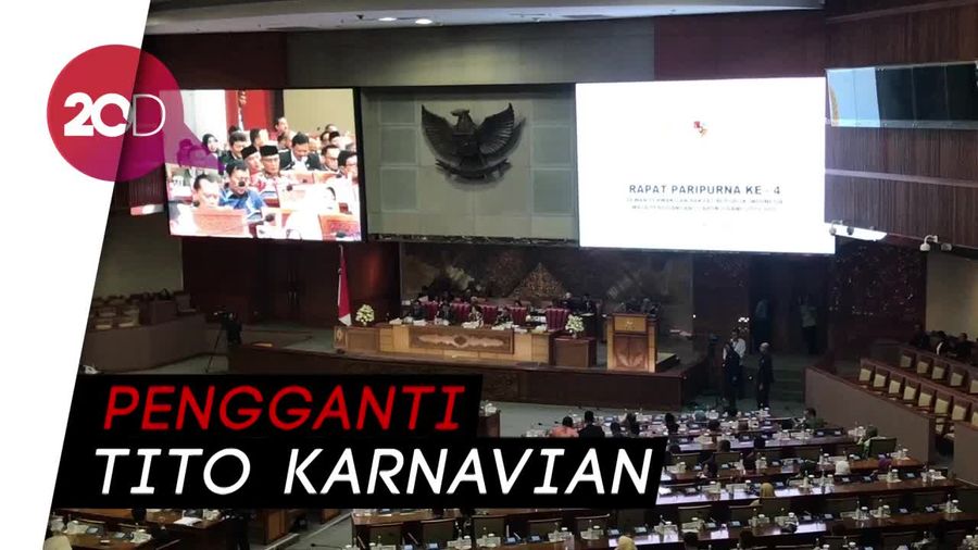 Pembacaan Surpres Pengangkatan Kapolri di Paripurna DPR