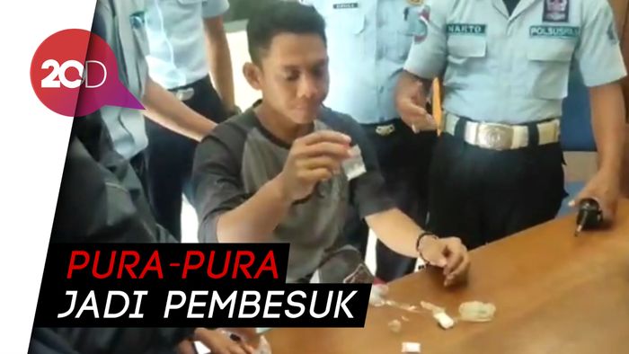 Petugas Rutan Trenggalek Gagalkan Penyelundupan Sabu dalam Kondom