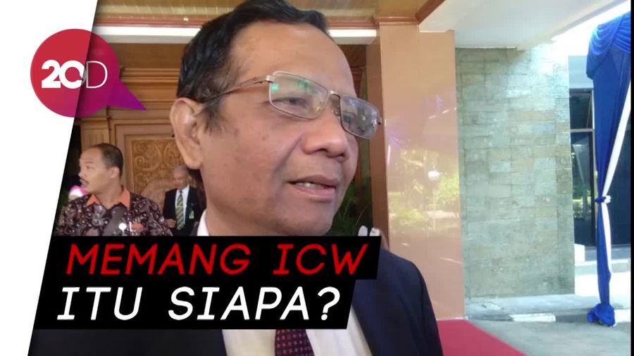 Diminta Mundur Jika Tak Selesaikan Perppu KPK, Mahfud: ICW Itu Siapa?