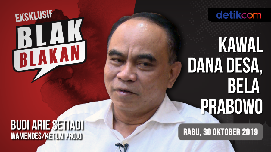 Tonton Blak-blakan Wamendes Budi: Kawal Dana Desa, Bela Prabowo
