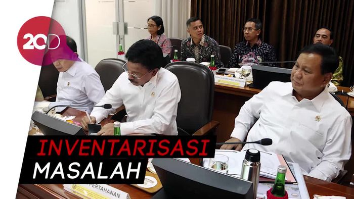 Ratas Perdana Bareng Jokowi, Prabowo: Masih Taraf Belanja Masalah
