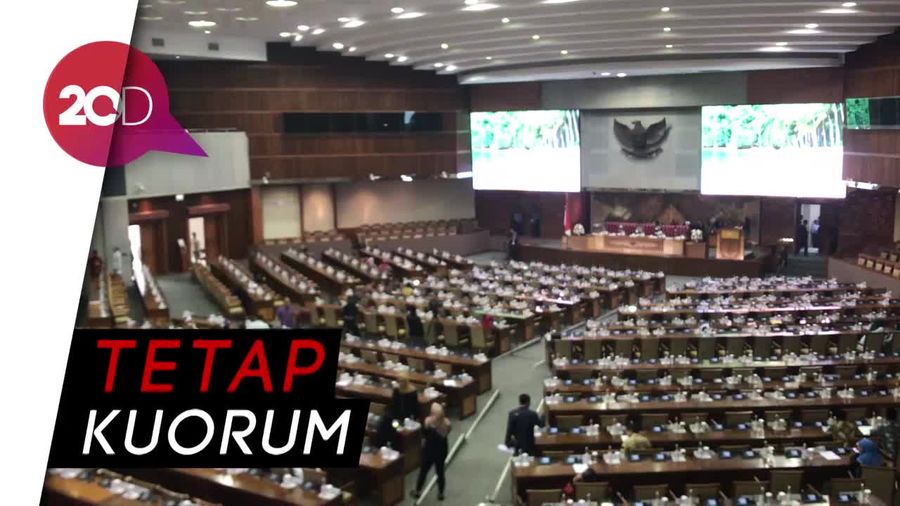 214 Anggota DPR Absen di Rapat Paripurna Penetapan Kapolri