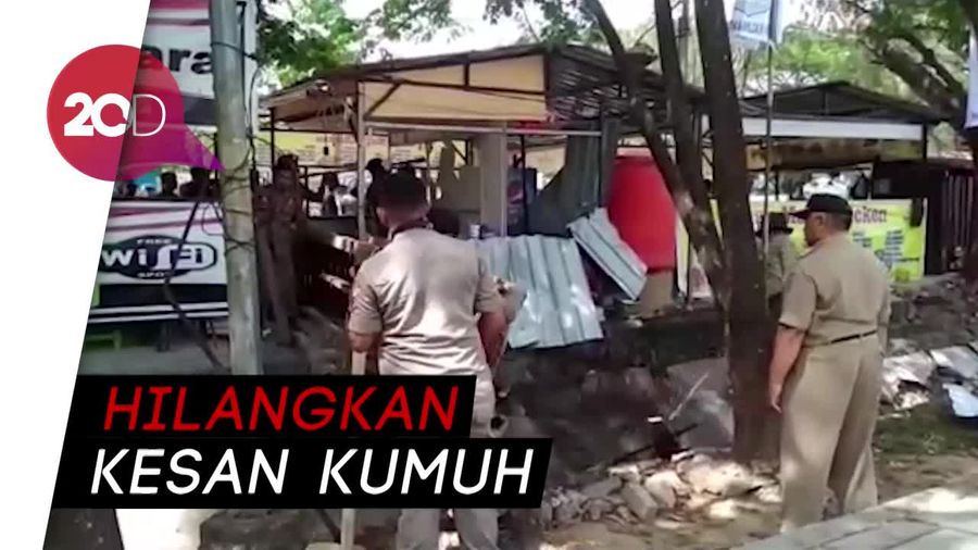 Jelang Hari Pangan Sedunia, Puluhan Lapak di Kendari Dibongkar!
