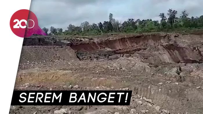 Detik-detik Penampakan Longsor Mirip Likuefaksi di Kalimantan Utara