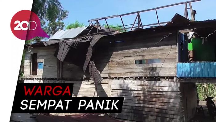 Puting Beliung Porak-porandakan Polman, 4 Rumah Rusak