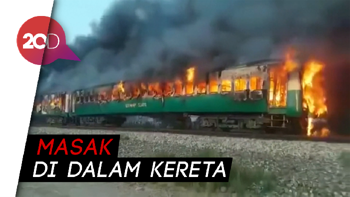 Kompor Meledak di Kereta, 74 Penumpang Tewas