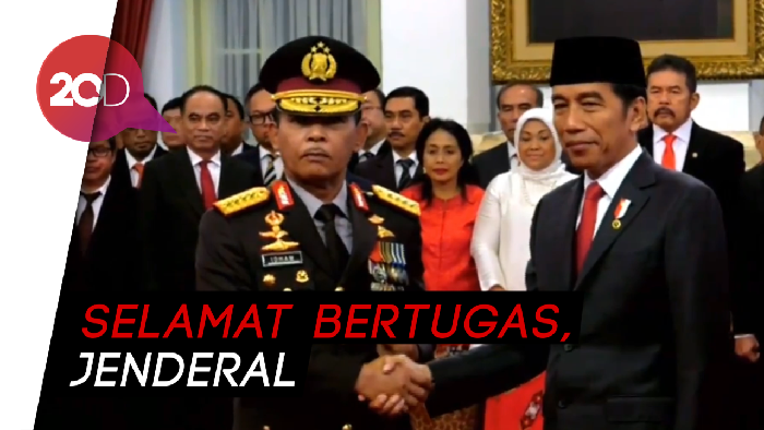 Sah! Jokowi Lantik Komjen Idham Azis Jadi Kapolri