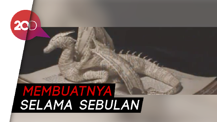 Saat Kertas Buku Jadi Karya Seni yang Indah