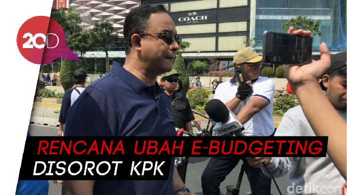 Disorot KPK Soal Rencana Ubah e-Budgeting, Anies: Spiritnya Transparansi