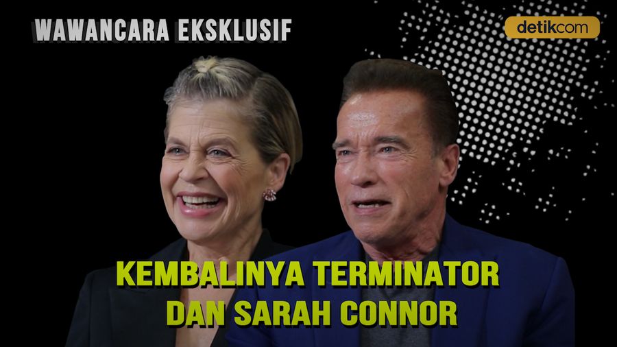Eksklusif! Terminator: Dark Fate Bersama Arnold Schwarzenegger dan Linda